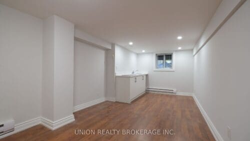 cozy lower-level studio